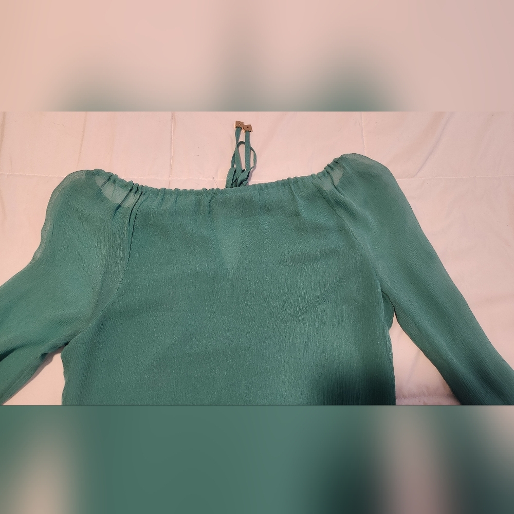 Tory Burch Tie-Neck Blouse - Picture 2 of 6